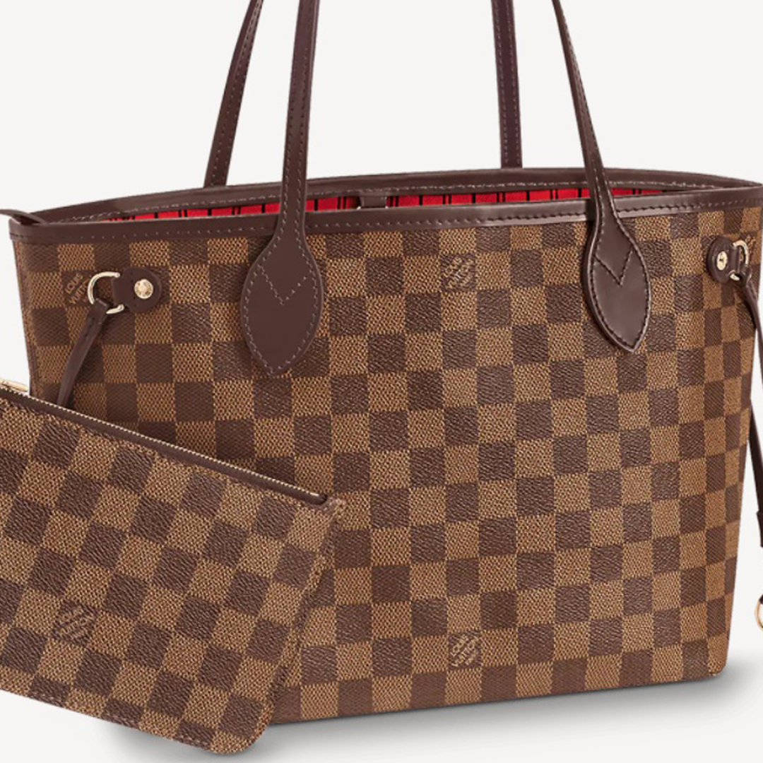 Louis Vuitton NEVERFULL PM Damier Azur Handbag N41359 